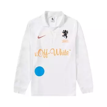 Футболка Nikelab x Off-White Mercurial NRG X Football Jersey 'White', белый