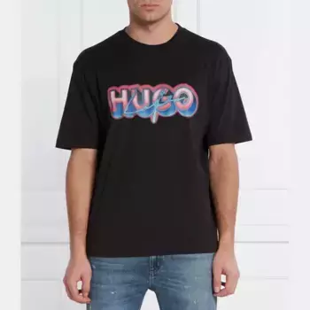 Футболка nillumi стандартного кроя Hugo, черный