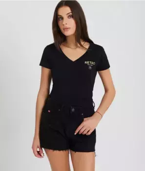 Футболка Ninette Retro Jeans, черный