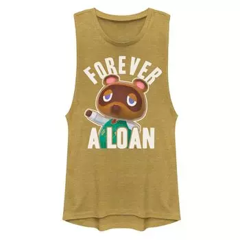 Футболка Nintendo Animal Crossing Forever A Loan Muscle для юниоров Licensed Character