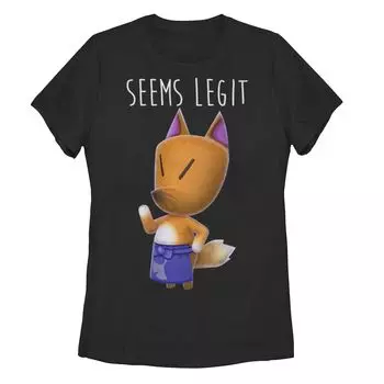 Футболка Nintendo Animal Crossing Redd The Fox для юниоров кажется законной Licensed Character