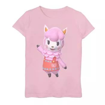 Футболка Nintendo Animal Crossing Reese Pose для девочек 7–16 лет Licensed Character