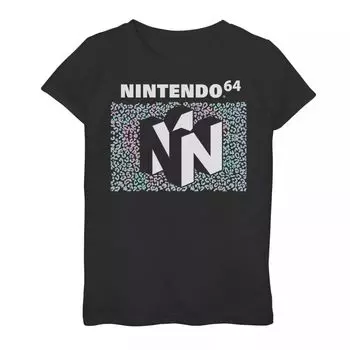 Футболка Nintendo Classic N64 с принтом гепарда для девочек 7–16 лет Licensed Character