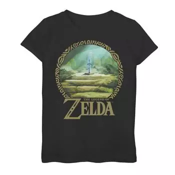 Футболка Nintendo Korok Forest с графическим плакатом для девочек 7–16 лет Licensed Character