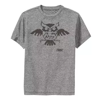 Футболка Nintendo Legend Of Zelda Links Awakening Owl Glyph Portrait для мальчиков 8–20 лет Licensed Character