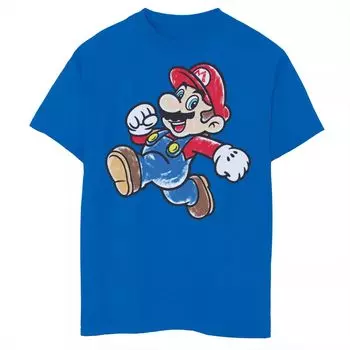 Футболка Nintendo Mario Artsy Paint для мальчиков 8–20 лет Licensed Character