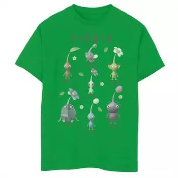 Футболка Nintendo Pikmin «Руководство по Pikmin» для мальчиков 8–20 лет с рисунком Licensed Character