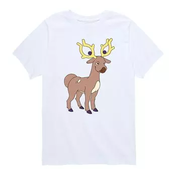 Футболка Nintendo Pokmon Stantler для мальчиков 8–20 лет Licensed Character, белый