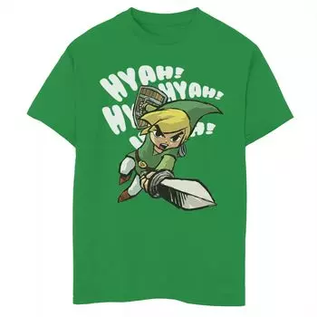 Футболка Nintendo Zelda Wind Waker Hyah для мальчиков 8–20 лет Licensed Character