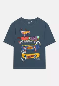 Футболка NKMAMBOT HOTWHEELS Name it, синий