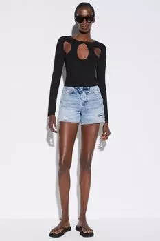 Футболка NO MATTER WHAT NO MATTER WHAT Langarm, черный