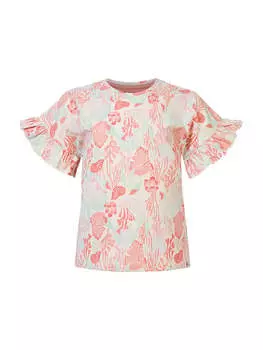 Футболка Noppies, цвет rosa/grn