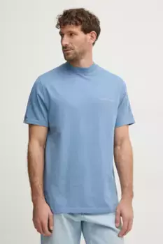 Футболка Norsbro из хлопка Samsoe Samsoe, синий