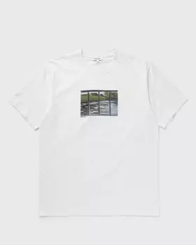 Футболка Norse Projects Johannes Organic Canal Print T-Shirt, белый