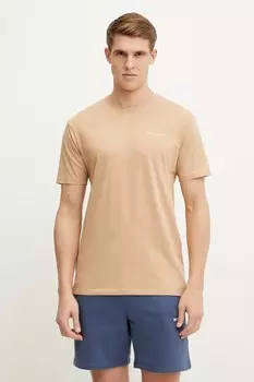 Футболка North Cascades из хлопка Columbia, коричневый