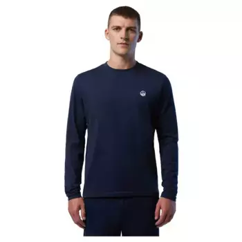 Футболка North Sails Basic Bollo long sleeve, синий