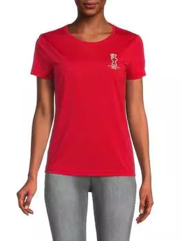 Футболка North Sails X Prada с логотипом, красный