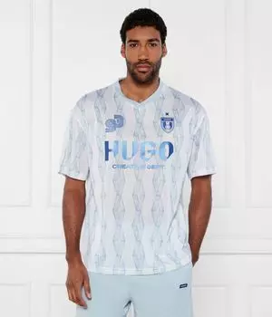 Футболка notbal Oversize fit Hugo Blue, белый