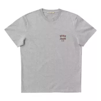 Футболка Nudie Jeans Roy Logo, серый