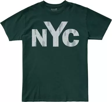 Футболка NYC с круглым вырезом из 100 % хлопка (для больших детей) The Original Retro Brand, цвет Forest