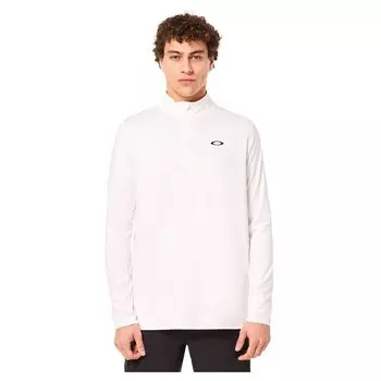 Футболка Oakley Gravity Range Long Sleeve Halfzip, белый