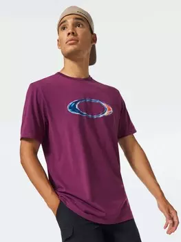 Футболка Oakley MARBLE ELLIPSE, фиолетовый