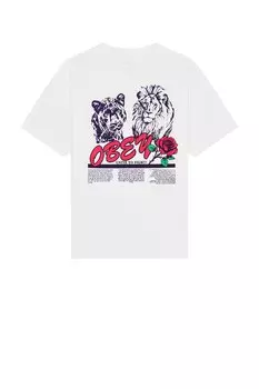 Футболка "Объединяйся и борись" Obey, pigment vintage white