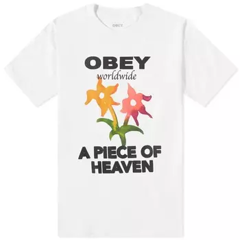 Футболка Obey Piece Of Heaven Graphic, белый