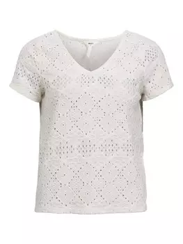 Футболка Object FEODORA, цвет Natural White