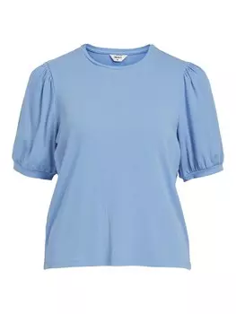 Футболка OBJECT Shirt Jamie, светло-синий