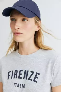 Футболка облегающая фигуру H&M, серый