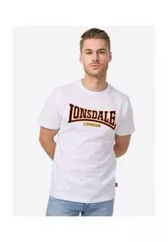 Футболка облегающая классическая Lonsdale, белый