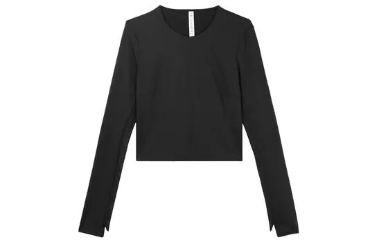 Футболка облегающая женская Lululemon, черный