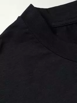 Футболка облегающего кроя из эластичного хлопка и модала TOM FORD, черный