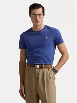 Футболка облегающего кроя на заказ 710671438427 Polo Ralph Lauren, синий