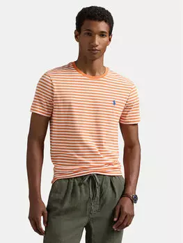 Футболка облегающего кроя на заказ 710956828002 Polo Ralph Lauren, оранжевый