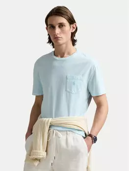 Футболка облегающего кроя на заказ 710969628002 Polo Ralph Lauren, голубой