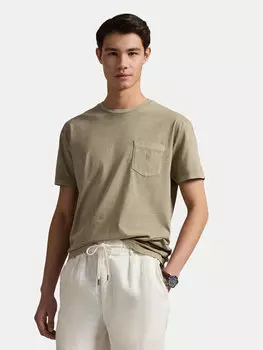 Футболка облегающего кроя на заказ 710969628006 Polo Ralph Lauren, хаки
