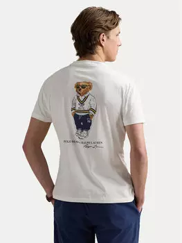 Футболка облегающего кроя на заказ 710969631001 Polo Ralph Lauren, белый
