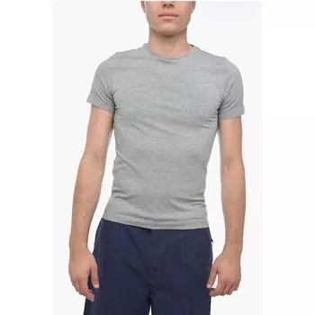 Футболка облегающего кроя с короткими рукавами Corneliani, Gray