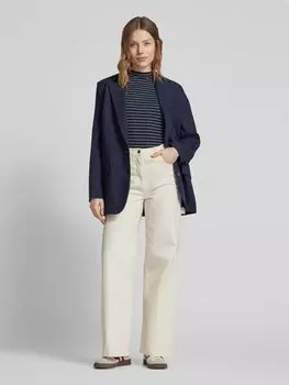 Футболка облегающего кроя с содержанием хлопка Tom Tailor Denim, темно-синий