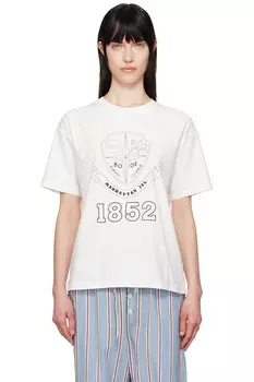 Футболка обратная Crest Bode, цвет cream