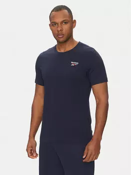 Футболка обычного кроя 100059647 Reebok, синий