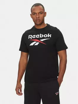 Футболка обычного кроя 100216166 Reebok, черный
