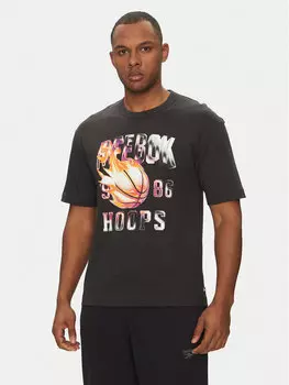 Футболка обычного кроя 100218817 Reebok, черный