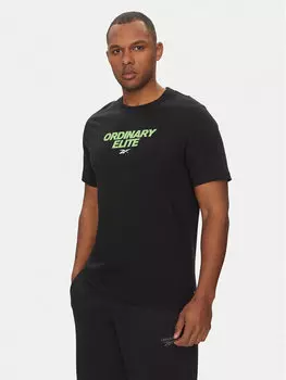 Футболка обычного кроя 100218824 Reebok, черный