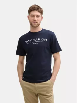Футболка обычного кроя 1045773 Tom Tailor, синий