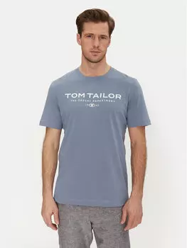 Футболка обычного кроя 1045773 Tom Tailor, синий