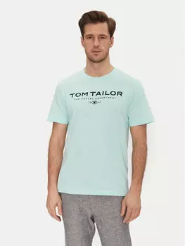 Футболка обычного кроя 1045773 Tom Tailor, зеленый
