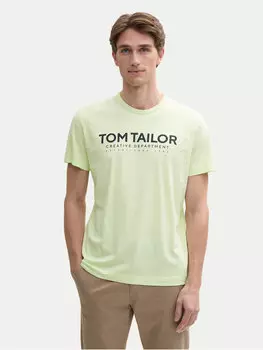 Футболка обычного кроя 1045940 Tom Tailor, зеленый